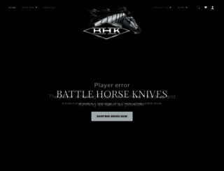 battlehorseknives.com screenshot