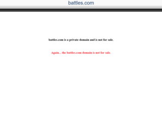 battles.com screenshot
