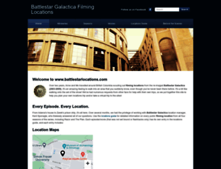 battlestarlocations.com screenshot
