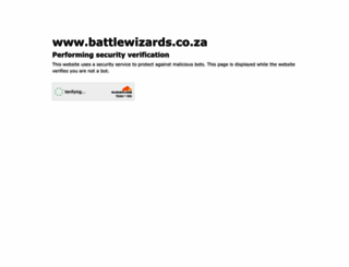 battlewizards.co.za screenshot