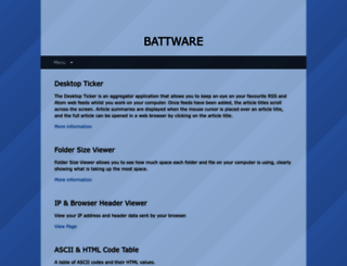 battware.co.uk screenshot