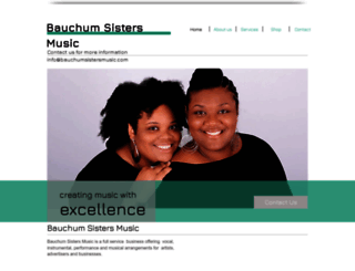 bauchumsistersmusic.com screenshot