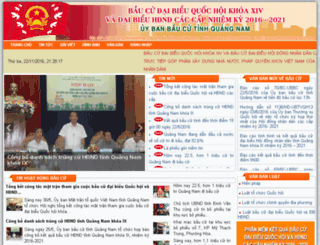 baucuqhhdnd.quangnam.gov.vn screenshot