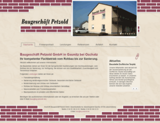baugeschaeft-petzold-gmbh.de screenshot
