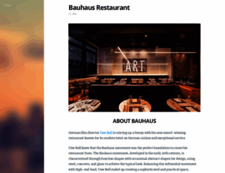 bauhaus-restaurant.com screenshot