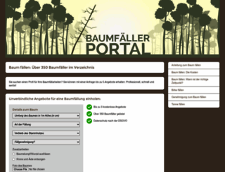 baum-faellen.net screenshot
