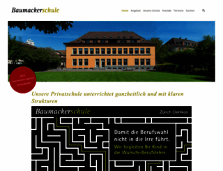baumackerschule.ch screenshot