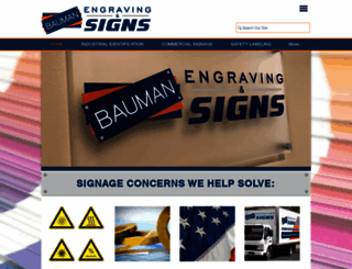 baumanengraving.com screenshot