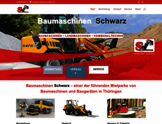 baumaschinen-schwarz.de screenshot