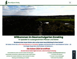baumschulgarten-enneking.de screenshot