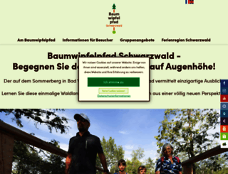 baumwipfelpfad-schwarzwald.de screenshot