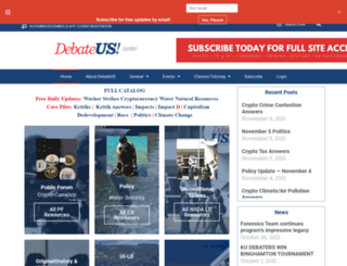 bauscharddebate.com screenshot