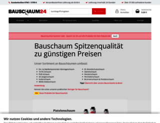 bauschaum24.de screenshot