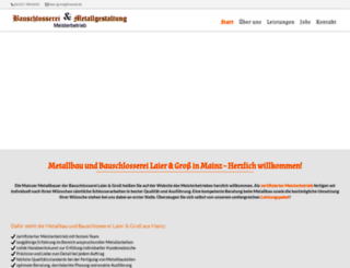 bauschlosserei-metallgestaltung-mainz.de screenshot