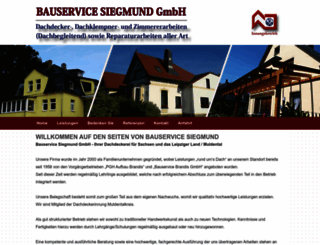 bauservice-siegmund.de screenshot