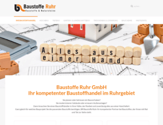 baustoffe-ruhr.de screenshot