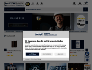 baustoffshop.de screenshot