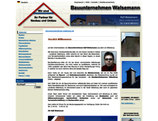 bauunternehmen-walsemann.de screenshot