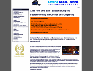 bavaria-baeder-technik.de screenshot