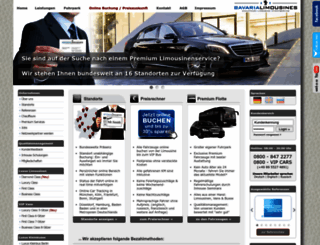 bavaria-limousines.de screenshot