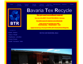 bavariatexrecycle.com screenshot