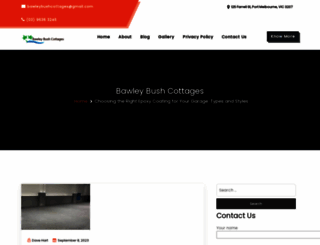 bawleybushcottages.com.au screenshot