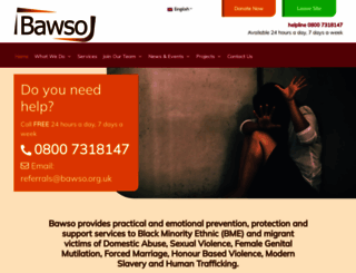 bawso.org.uk screenshot