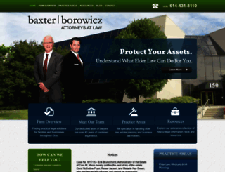 baxterandborowicz.com screenshot