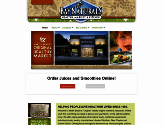 bay-naturals.com screenshot