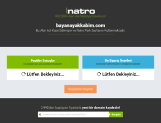 bayanayakkabim.com screenshot