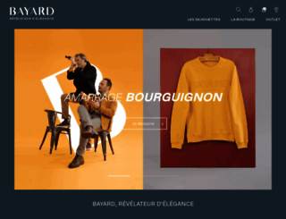 bayard-homme.fr screenshot