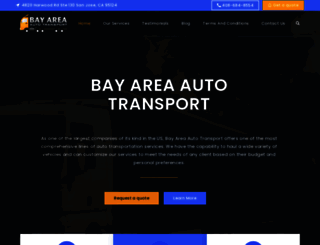 bayareaautotransport.com screenshot