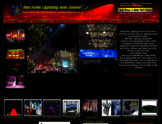 bayarealightingandsound.com screenshot