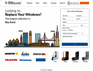 bayareawindowpros.com screenshot