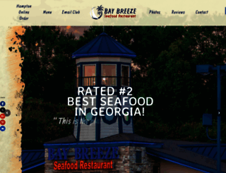 baybreezeseafoodrestaurants.com screenshot