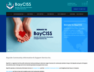 bayciss.org.au screenshot