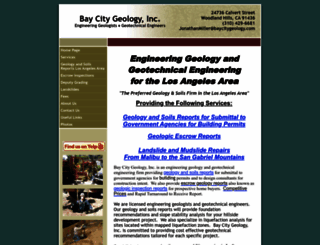 baycitygeology.com screenshot
