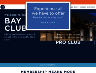 bayclubs.com screenshot