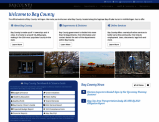 baycounty-mi.gov screenshot