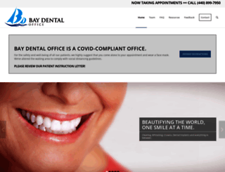 baydentaloffice.com screenshot