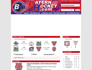 bayernhockey.com screenshot