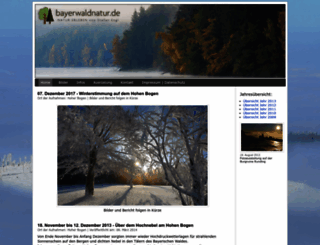 bayerwaldnatur.de screenshot