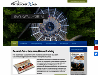bayerwaldportal.de screenshot