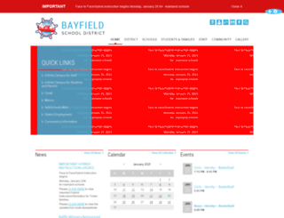 bayfield.k12.wi.us screenshot