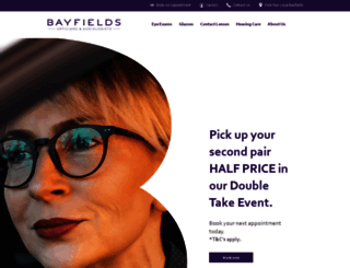 bayfieldsopticians.com screenshot