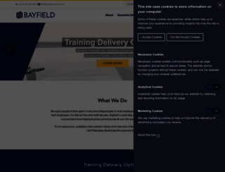 bayfieldtraining.com screenshot