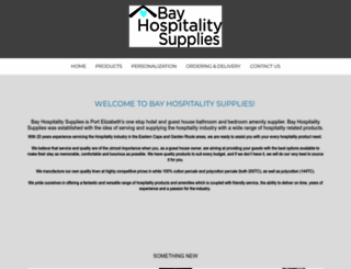 bayhospitalitysupplies.co.za screenshot