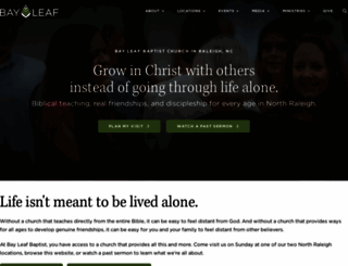 bayleaf.org screenshot
