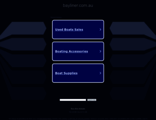 bayliner.com.au screenshot