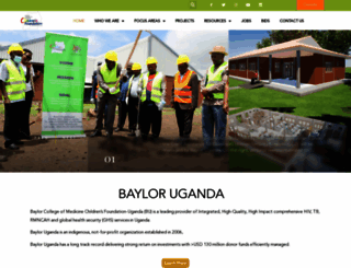 baylor-uganda.org screenshot